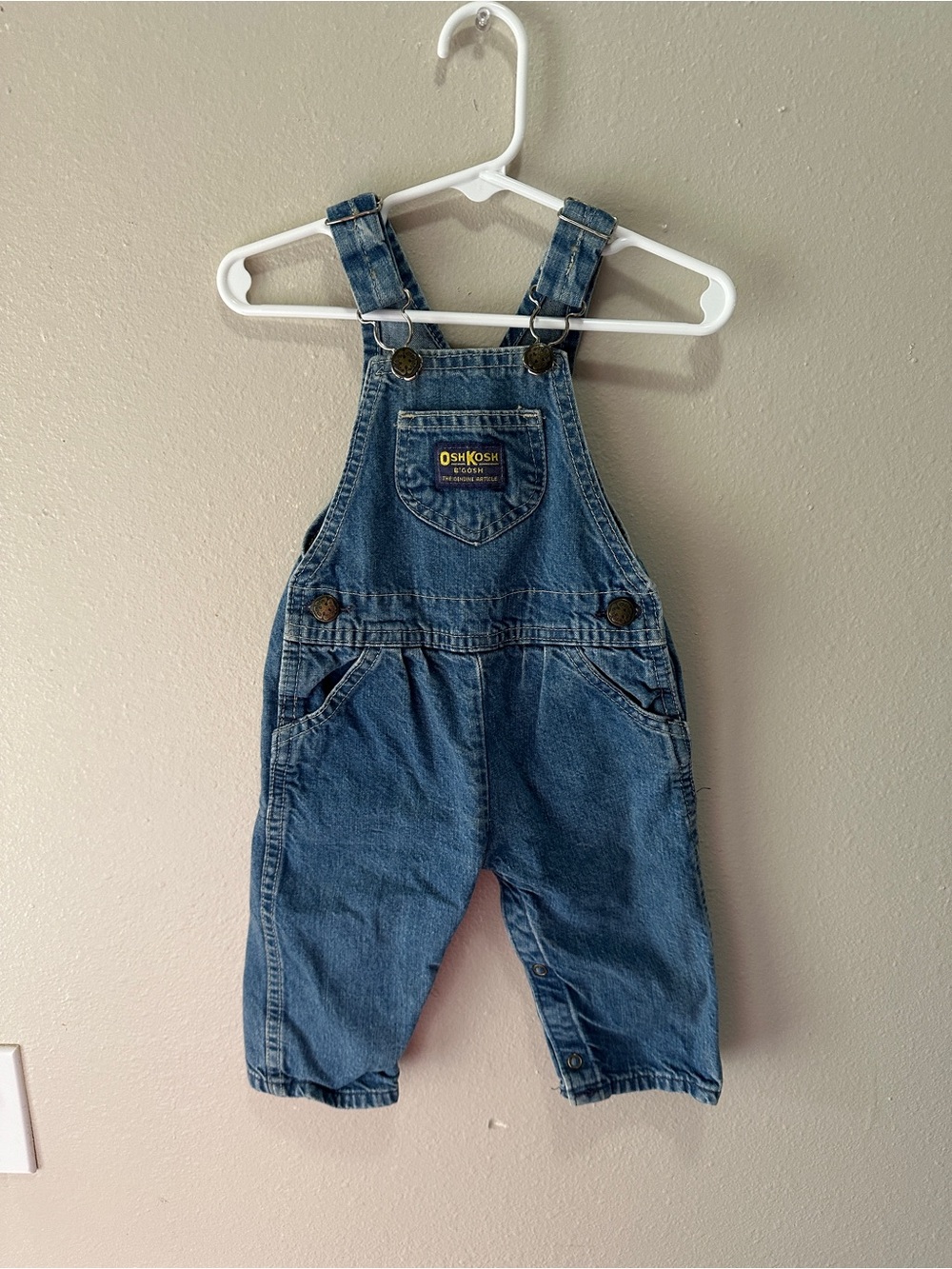 OshKosh B'gosh Classic Blue Denim Overalls for Kids